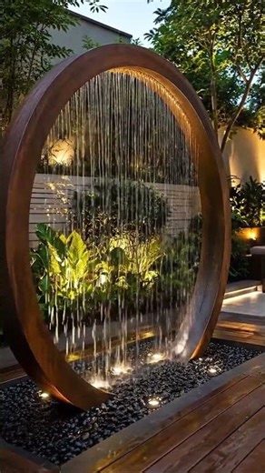 💧🌿 The Backyard Water Feature That Feels Like a Luxury Spa 🌿💧