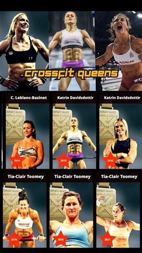 every female crossfit champion! #shorts #crossfit #trending
