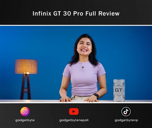 Hi everyone, in this video, we have tested and reviewed the Infinix GT 30 Pro that has launched for Rs. 47,999 (8 256GB). Find out more about its features, gaming capabilities in this video! 🛒 Buy here: https://hukut.com/infinix-gt-30-pro?ref=960O38RG #tech #gadgetbyte #gadgetbytenepal #infinix #gt30pro | Gadgetbyte