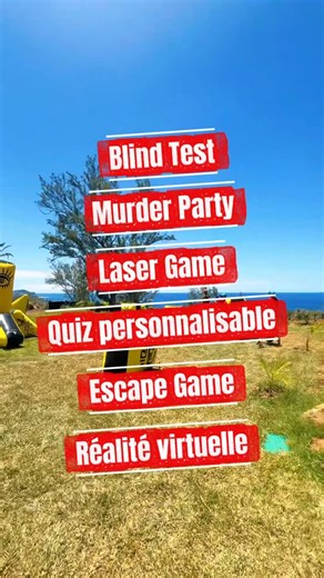 Domaine Bassin 18 - la réunion🇷🇪 on Instagram: "Au Domaine B18, on s’occupe de tout pour vos EVG & EVJF ! Vivez une expérience unique avec des activités fun, immersives et mémorables 🤩 Au programme : 🕵️‍♂️ Murder Party ❓ Quiz personnalisés 🎶 Blind Test 🔫 Laser Game 🧩 Escape Game 🎮 Réalité Virtuelle …et plein d’autres surprises ⚡ Tout est organisé & encadré par notre équipe — vous n’avez qu’à profiter 🙌 📍 Domaine B18 – Saint-Pierre, La Réunion 📞 (+262) 06.93.48.65.71 📩 contact@bassin1