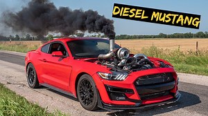 1.2M views · 40K reactions | The Cummins Mustang Gets Twin Turbos off Semi Truck ADD ME ON Instagram: https://www.instagram.com/westengw​​ Facebook: https://www.facebook.com/westengw turbo kit https://www.evilfabperformance.com/ | Westen champlin | Facebook