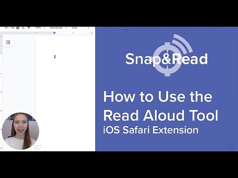 Snap&Read: How to Use the Read Aloud Tool in iOS Safari Extension