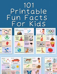 100 Printable Fun Fact Cards for Kids, Instant Download Fun Fact Cards , Did You Know Cards for Kids Lunchbox, Download Kids Lunches - Etsy