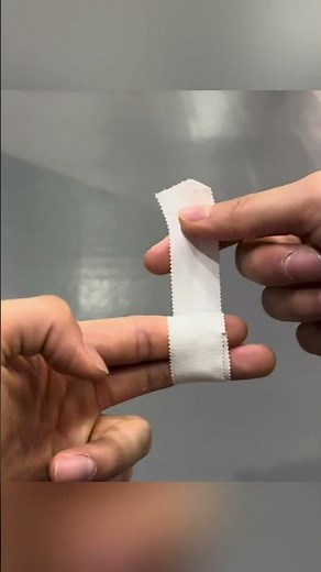 How to buddy tape for finger sprain