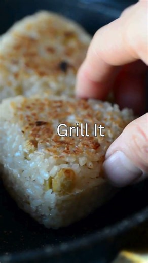 Frozen Grilled Onigiri for Work Lunch #onigiri #lunch #easyrecipe