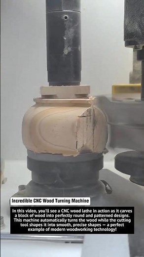 Incredible CNC Wood Turning Machine | Precision Wood Carving Technology 2025