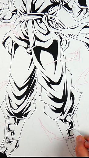 1.8K reactions · 11 comments | Full Inking process! #tolgart #drawing #goku #gokussjblue #gokussjbluekaioken #dragonball #dragonballz #dragonballsuper | TolgArt | Facebook