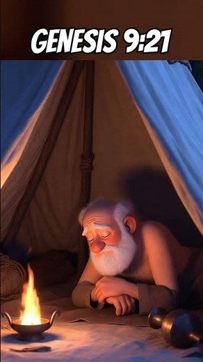 Genesis 9:21 🍷😳: Noah's Great Failure After the Flood (He Became Drunk - 3D Animation NASB)