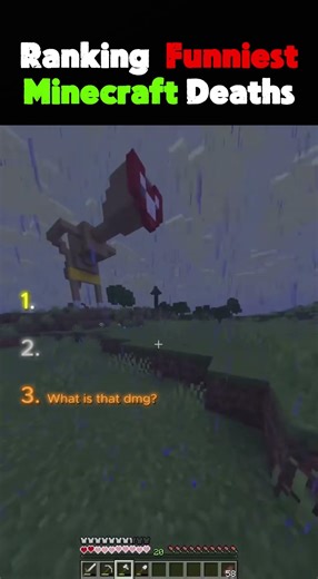 Ranking Funniest Minecraft Deaths 💀 #minecraft #funny #gaming