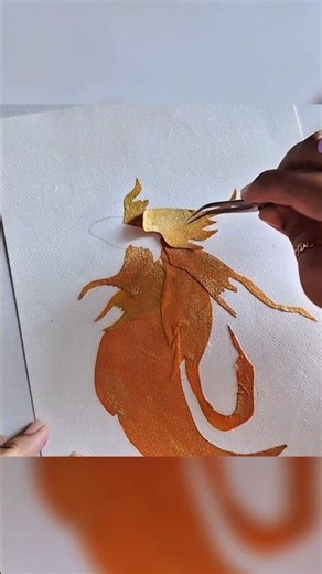 Fabric Collage Art || eusy art #fabricart #shorts