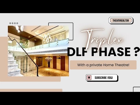 ₹__ Cr DLF Triplex With a Private Theatre! | @theIIMrealtor 