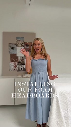 College freshmen! Time to get your dorm decor 🤍✨🫶 And trust us, you’ll want something as cute and easy as our foam headboards! #fyp #dormdecor #dormheadboard #dormbedding #dormdesign