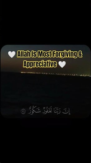 🌿 Indeed Our Lord Is Most Forgiving & Appreciative | Beautiful Quran Verse 🤍
