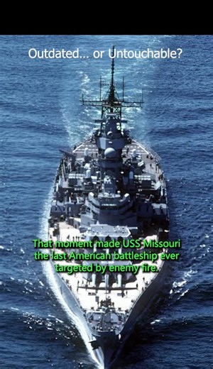 Outdated… or Untouchable? #history #battleship #ussmissouri #usnavy #shorts #facts