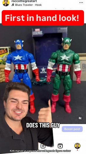 Kith marvel vs capcom Marvel legends figure review Original Pic credit to @beesbattlegrounds / check his review on YT | Rocco The great