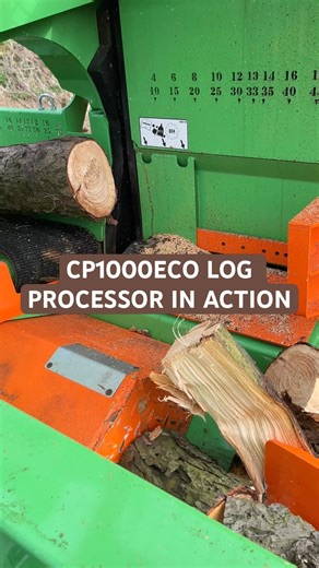CP1000ECO Log Processor in action! 🪵💪🏼 #logsplitter #forestry #forestrymachines #firewood #tree