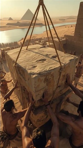 This is How They Lifted 100 Ton Stones #ancient #egypt #engineering
