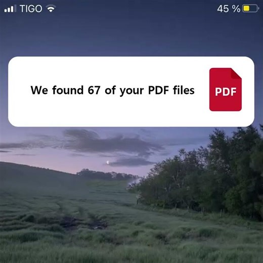 Read & convert to PDF file