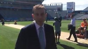 Michael Atherton wouldn't have believed if we told him what drama he was about to witness at Eden Park BUT luckily #CWCDaily can show you all what happened WATCH: youtu.be/SbxkT22cWz0 | ICC - International Cricket Council