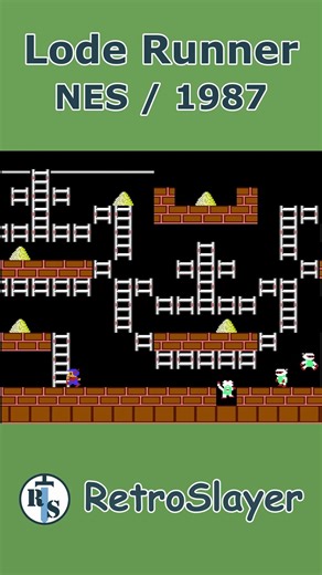 Lode Runner Gameplay NES