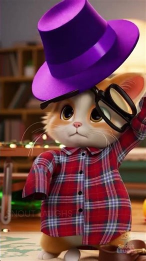 Cat Tries Human Costume Party 🎭😹| Funny English Cat Cartoon Shorts #funnycartoonenglish