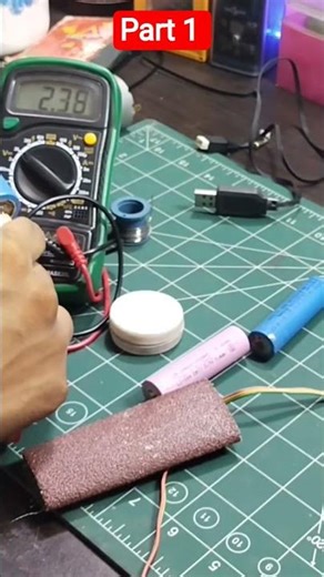 How to make a battery 18650 cell used Li-ion battery // 12 voltage part 1 #shorts