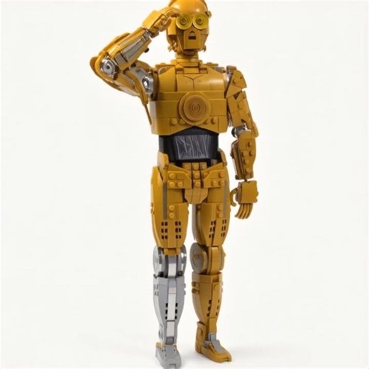 lego-C-3PO - roly poly rhymes - Nursery Rhymes Made For Kids