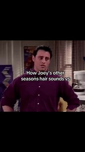 Joey Friends Season 1 Hair — How His Other Seasons' Hair Sounds vs Season 1