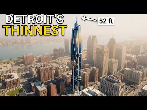 Detroit's Thinnest Skyscraper That Will Become The Loneliest Tower