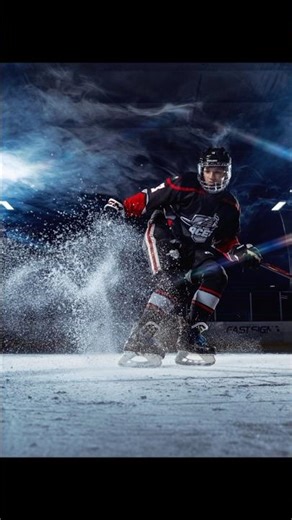 Getting the perfect ice spray shot with the Little Rock Aces 14u team!