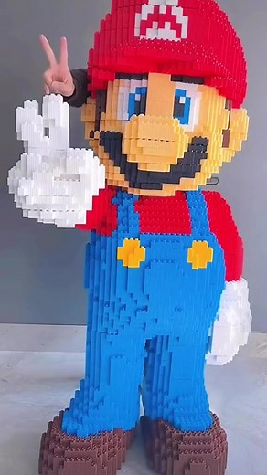 277K views · 5.2K reactions | Giant LEGO Mario by @legoking_1212 #lego #legotiktok #legotiktoker #supermario #legosupermario | Bad Bricks | Facebook