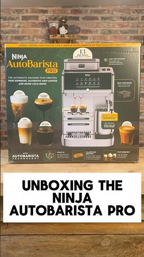 Unboxing the Ninja AutoBarista Pro #coffee #coffeemachine #shorts