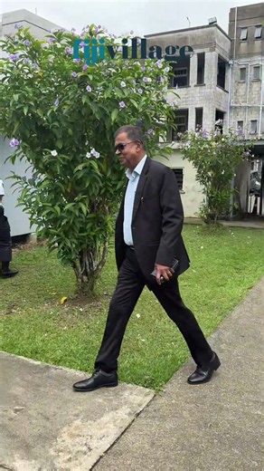 #COURT | Former Deputy Prime Minister Professor Biman Prasad arriving at the Suva Magistrates .