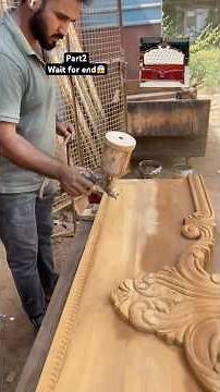 wood polishing process step by step! furniture ko polish kaise karen! #furniture #woodworking