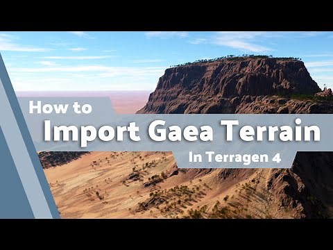 Terragen 4 Basics: Import Gaea Terrain