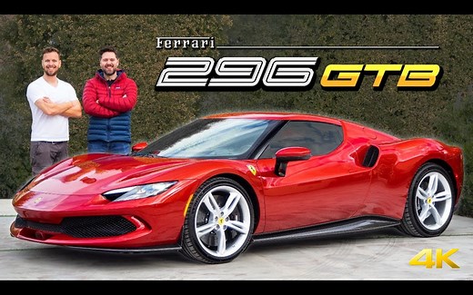 【4K】2023 法拉利296 GTB 混动超跑评测 | 作者：Throttle House | 机翻中文