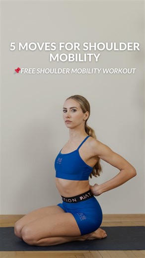 👉Comment SHOULDERS and I’ll send FREE 17 min Overhead Reach and Shoulder Mobility Workout, this one is from my 12-week Functional Mobility Program, no equipment needed, but you can grab a yoga block if you have very tight shoulders. If you’ve been stretching and they’re STILL tight and achy, it’s because stretching alone doesn’t address the root cause. Your shoulders don’t just need lengthening - they need release, mobilization, strengthening, and integration. ✅These 5 moves that are better tha