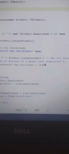 PDV em Delphi. #delphi #sql #delphiiniciantes #script