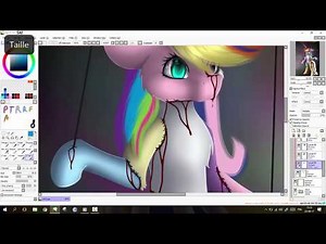 Mane6 Puppet - MLP Speedpaint {Gore content}