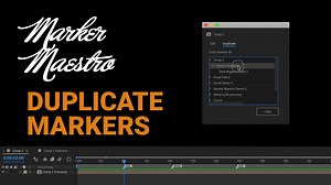 AE脚本-图层标记添加删除编辑移动复制工具AEscripts MarkerMaestro