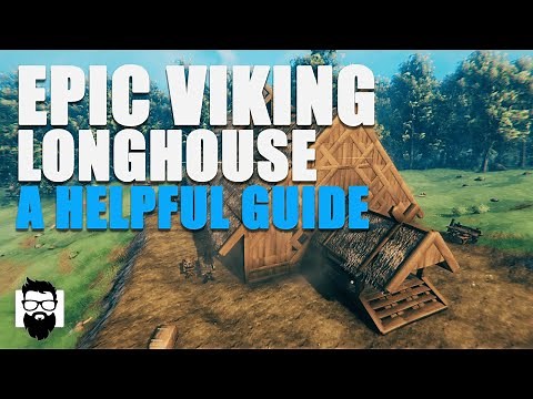 Valheim - HOW TO BUILD AN EPIC VIKING LONGHOUSE - A HELPFUL GUIDE - NEW PLAYER TUTORIAL