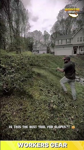 Powerful & Efficient Brush Cutter Tool for Grass Clearing and Weed Trimming in Sloped Yards