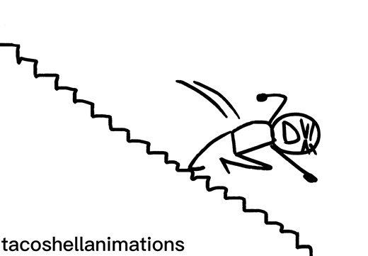 How to Fall Off a Staircase - Stairs Animation Tutorial