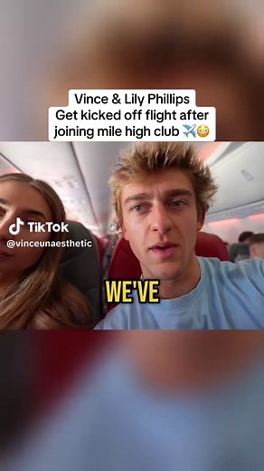Lily Phillips & Vince Kicked Off Flight for Mile High Club