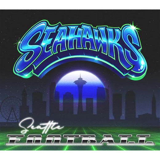 Seahawks Graffiti Skyline Skinny 20 Oz Tumbler Sublimation Design PNG - American Football Skyline Tumbler Straight and Tapered PNG - Etsy