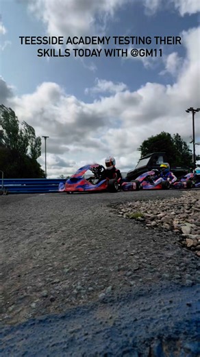 🏁 The full Teesside Academy Team is out on track today! With @GM11 Racing #TeessideMotorsports #KartingAcademy #LearnToRace #RaceThriveConnect | Teesside Motorsports