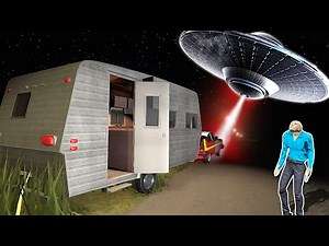 I Found a SECRET UFO while Camping in The Long Drive!