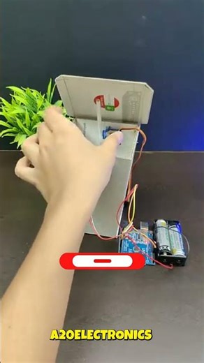 Smart dustbin 🔥#viral #electronic #dustbin #trending