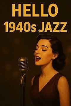 1940s Vintage Jazz Swing Song “Hello” – Female Vocal Big Band (Authentic Retro Style)