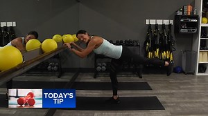 Standing leg lift -- Today's Tip